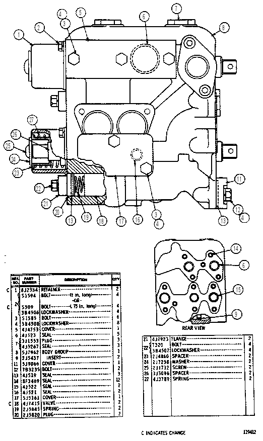 Распределительный клапан 5J7955 CAT