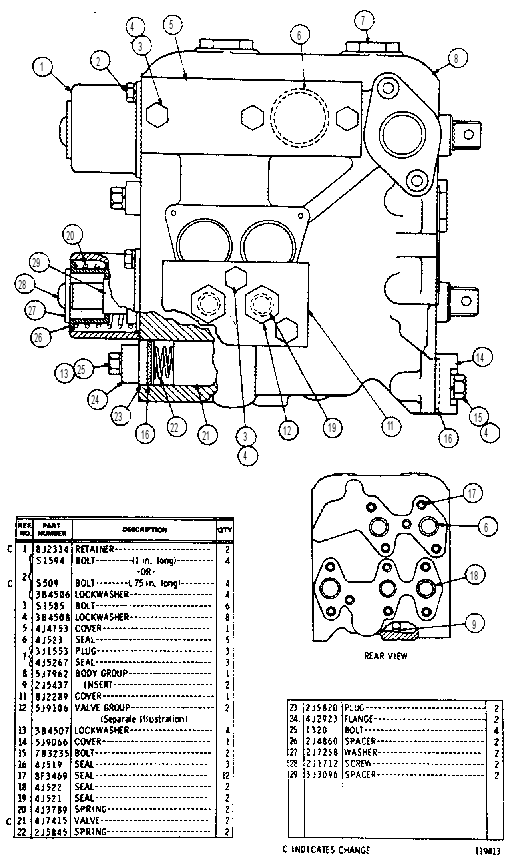 Клапан управляющий 5J7963 CAT
