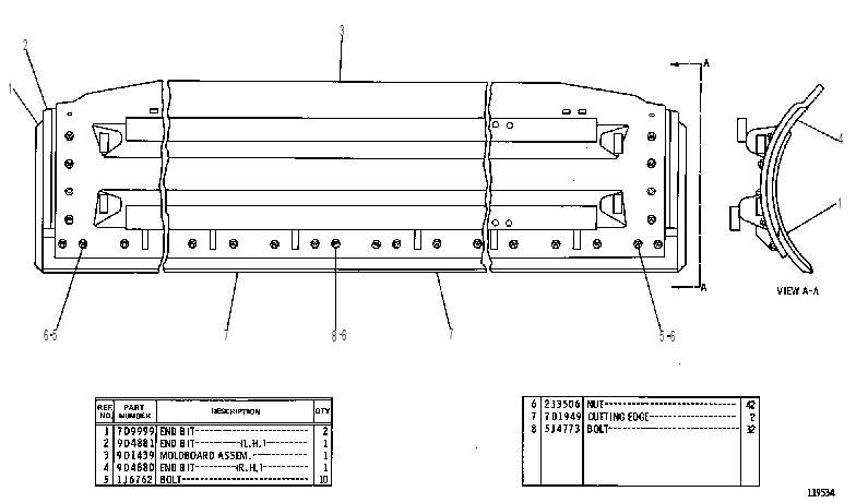 Отвал 9D1440 CAT