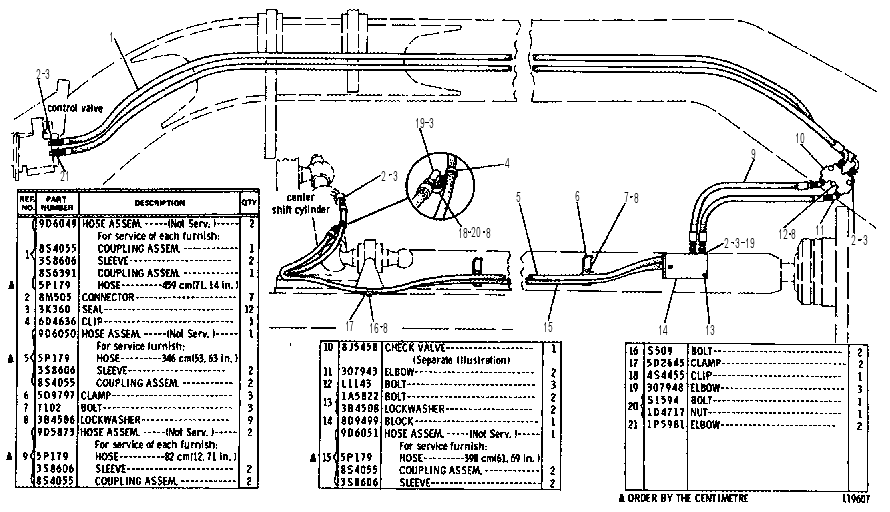 Трубопроводы гидравлические 8D5150 CAT