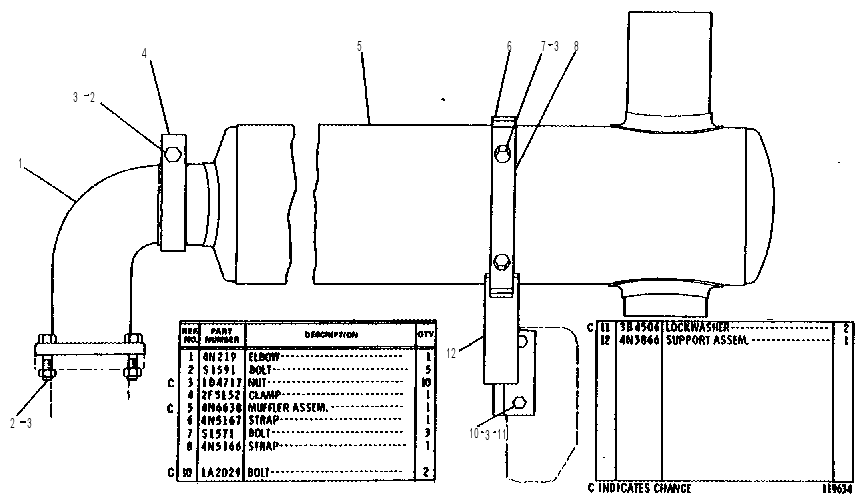 Глушитель 4N0310 CAT