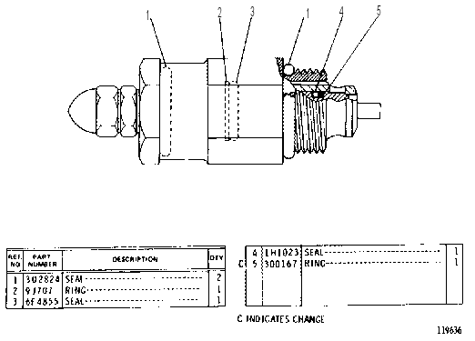 Клапан предохранительный 9J0722 CAT