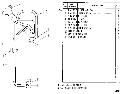 FUEL PRIMING PUMP 2P7716 CAT