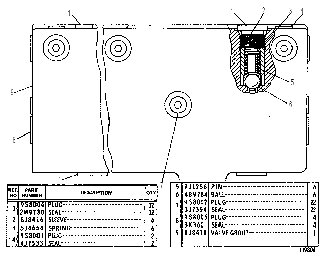 CHECK VALVE GROUP 8J8419 CAT