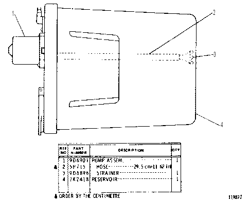 WINDSHIELD WASHER ASSEMBLY 9D3722 CAT