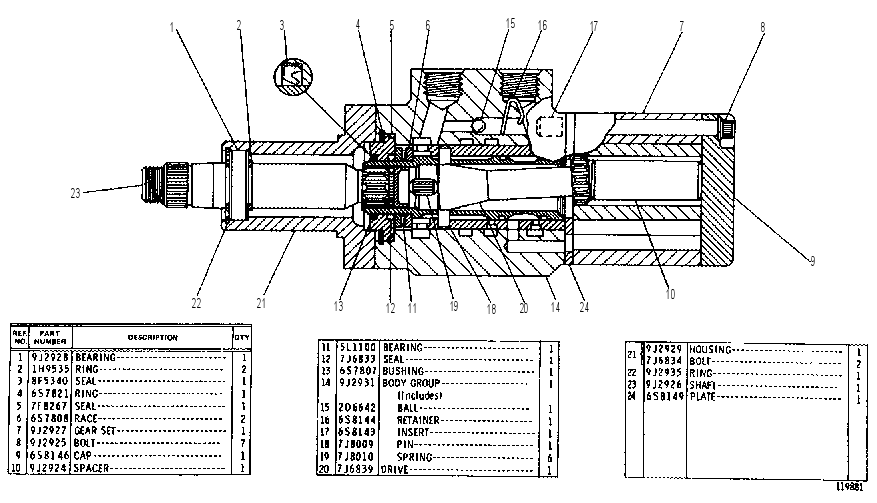 PUMP GROUP 8J8448 CAT