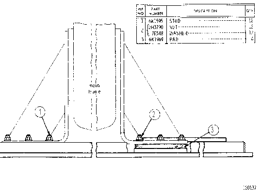 REAR BUMPER GROUP 6K2457 CAT