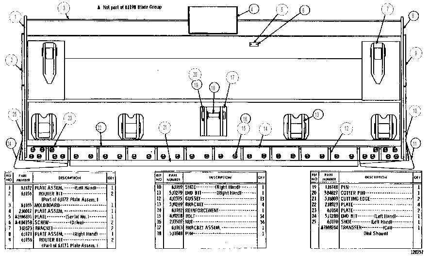 BLADE GROUP 6J0198 CAT