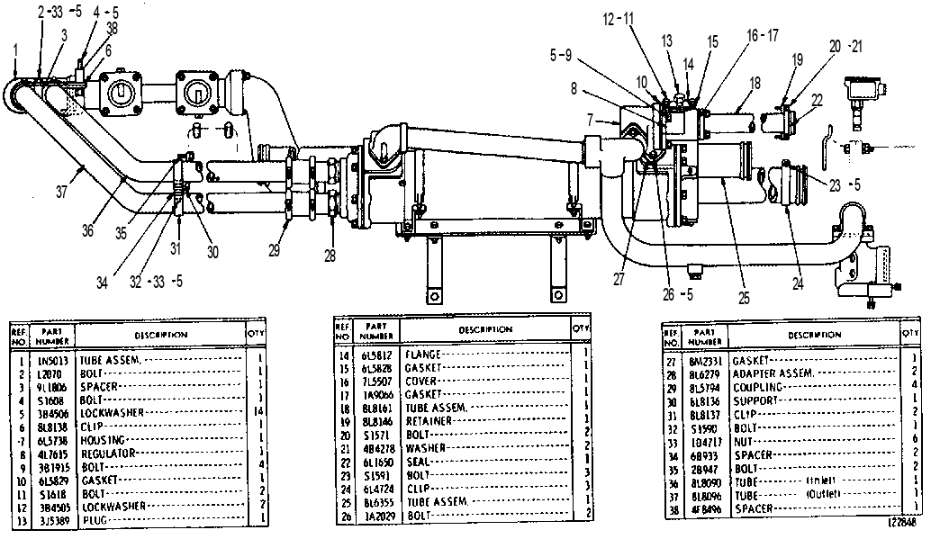 OIL COOLER GROUP 8L8091 CAT