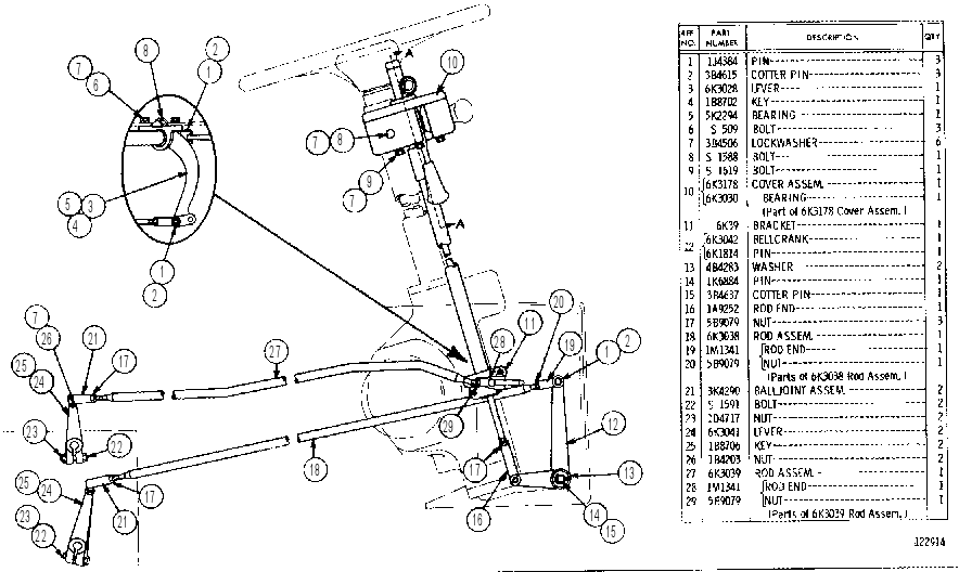 TRANSMISSION CONTROL 6K3366 CAT