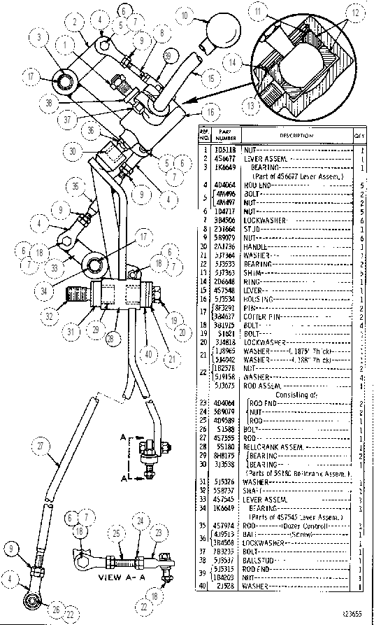BULLDOZER AND TILT CONTROL GROUP 7S7425 CAT