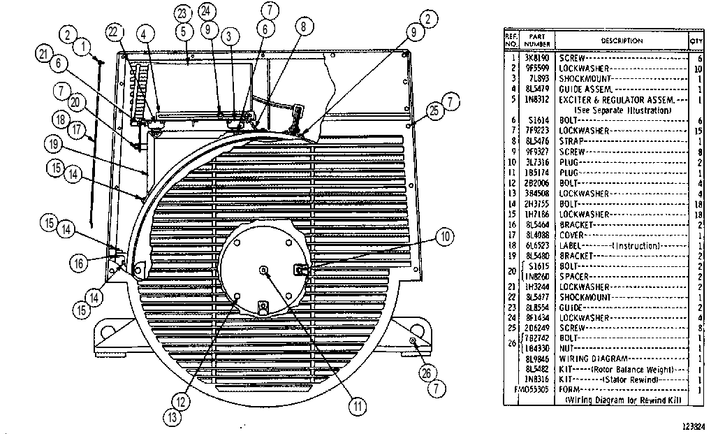 Генератор 7L0053 CAT