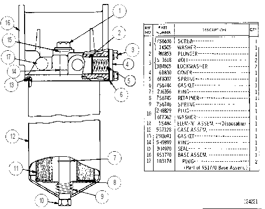 OIL FILTER ASSEMBLY 9S1806 CAT