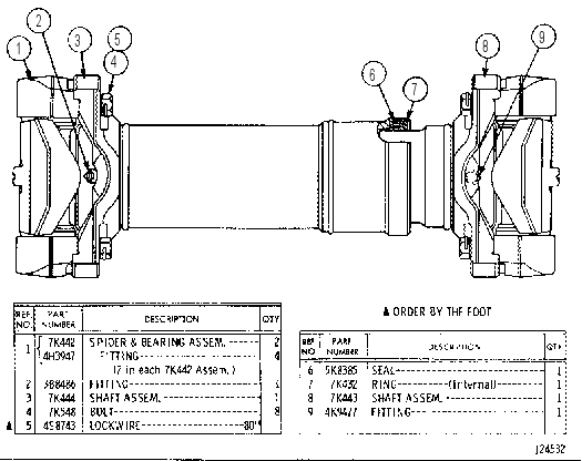 UNIVERSAL JOINT ASSEMBLY 7K0440 CAT