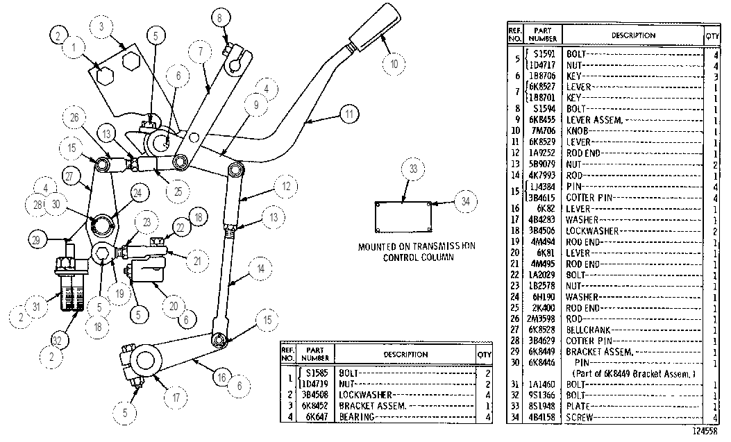 POWER TAKE-OFF CONTROL GROUP 6K8443 CAT