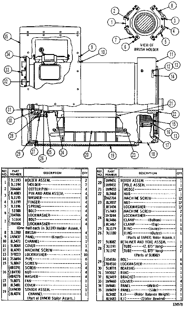 Генератор 8L0013 CAT