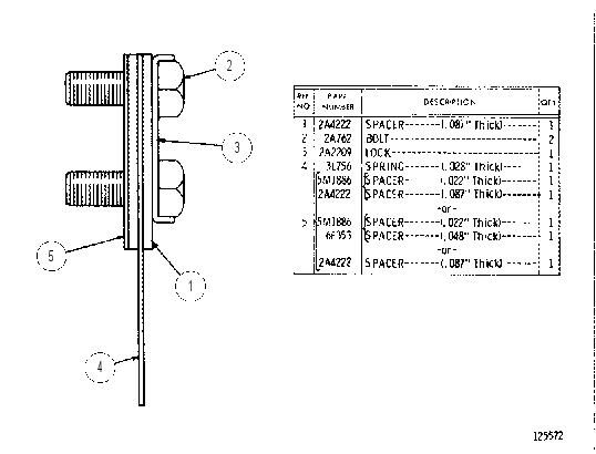 GOVERNOR TORQUE SPRING 2S1332 CAT