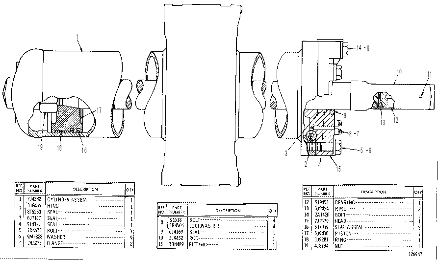 BOWL CYLINDER GROUP 7J4398 CAT