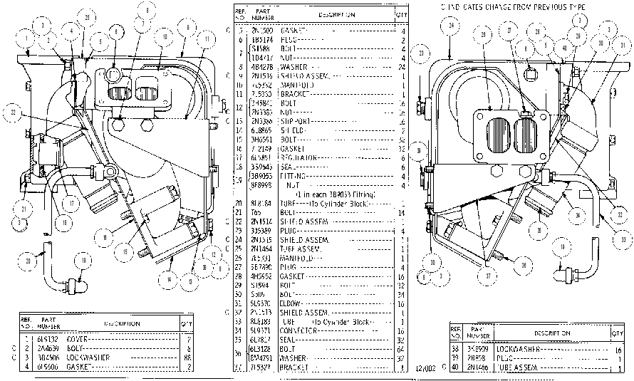 MANIFOLDS 7L2064 CAT