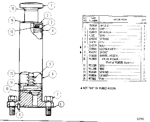 FUEL PRIMING PUMP ASSEMBLY 9S8022 CAT