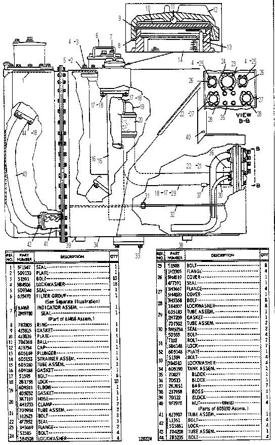 HYDRAULIC TANK GROUP 6D5100 CAT