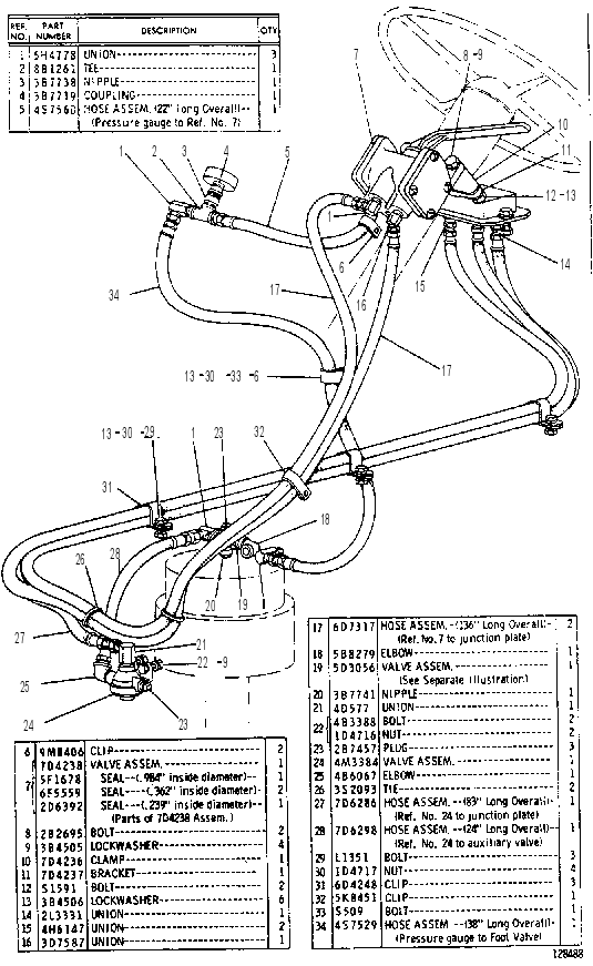 EMERGENCY BRAKE CONTROL GROUP 7D5266 CAT
