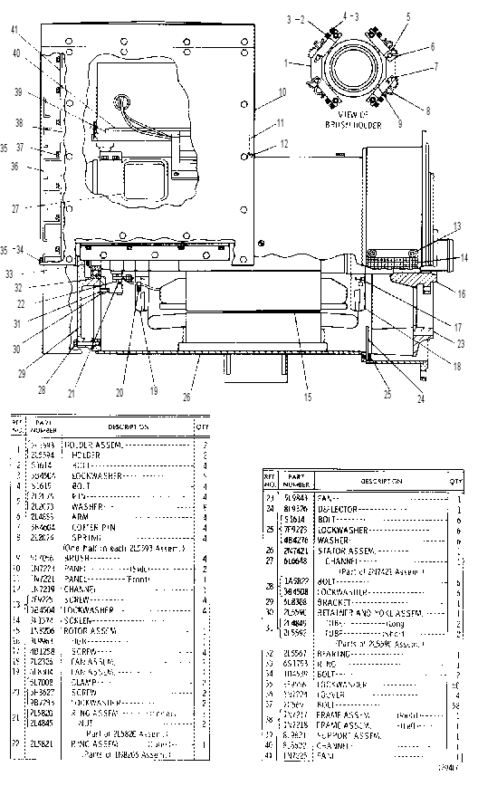 GENERATOR ASSEMBLY 8L0059 CAT