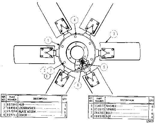 FAN AS-REVERSE 7S7096 CAT