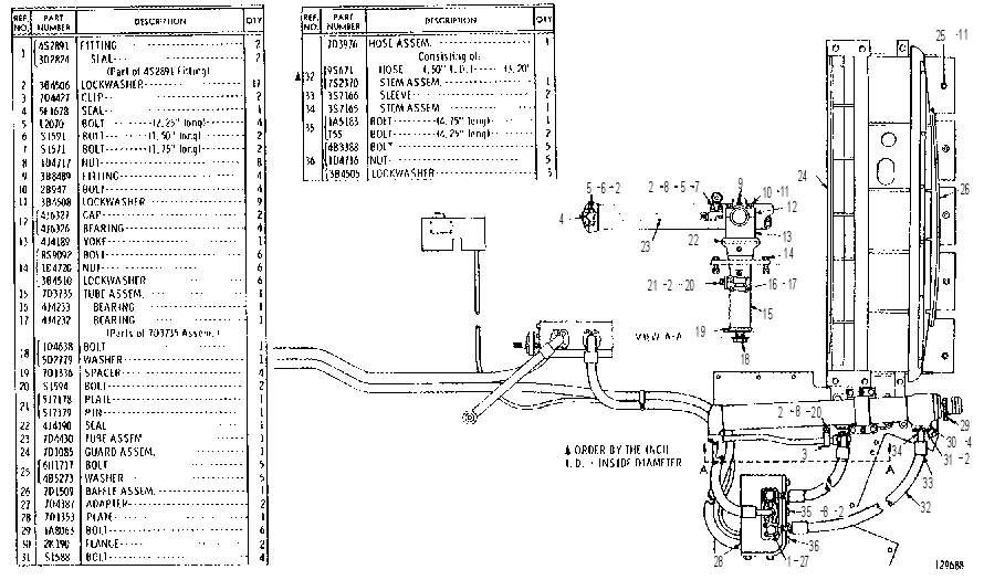 PUMP & LINES GP 7D5320 CAT