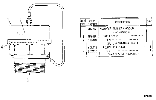 FUEL ADAPTER 7D5990 CAT