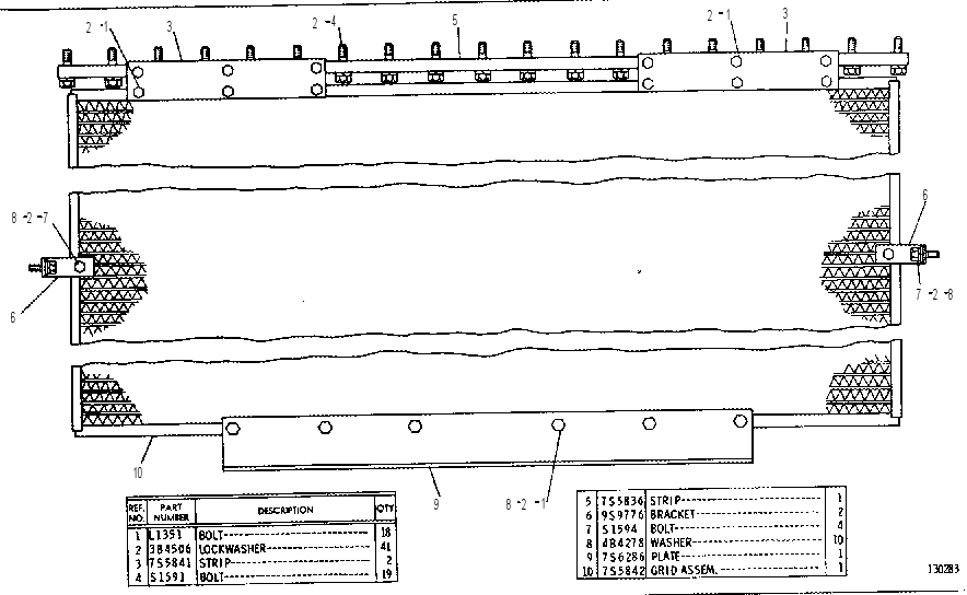 SAND BLAST GRID GROUP 7S6285 CAT