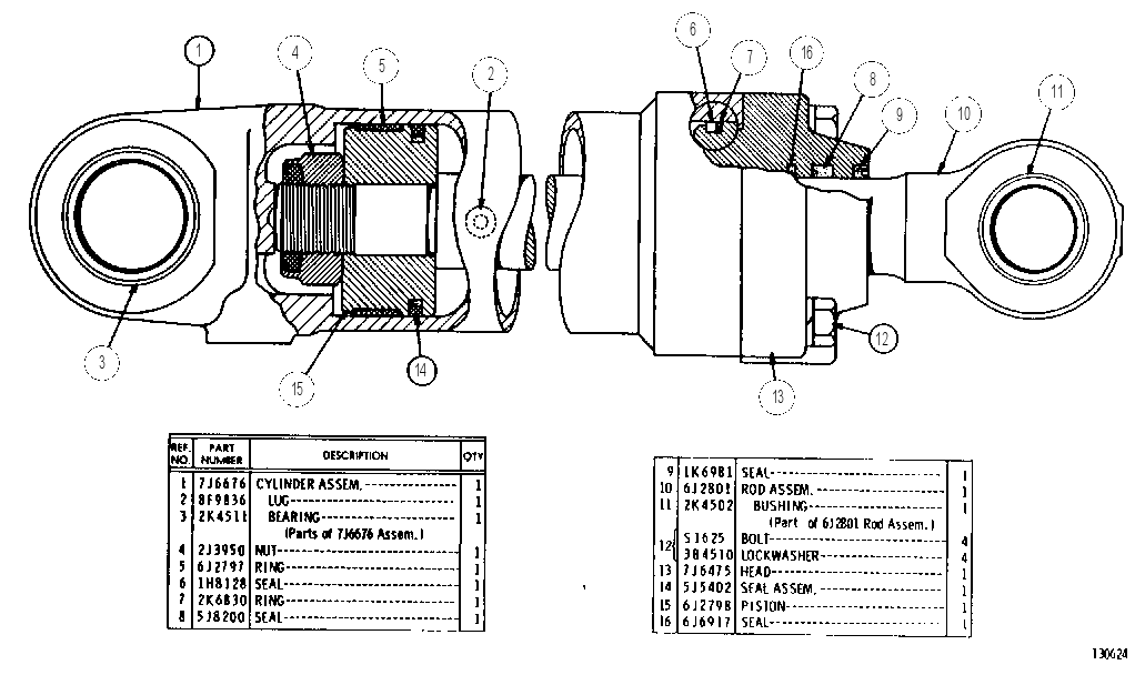 Цилиндр 7K6789 CAT