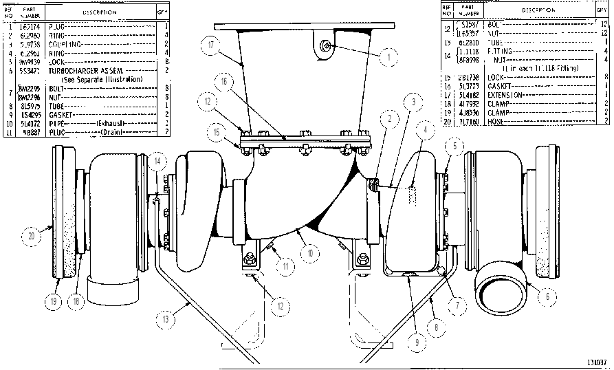 Турбокомпрессор 6L9289 CAT