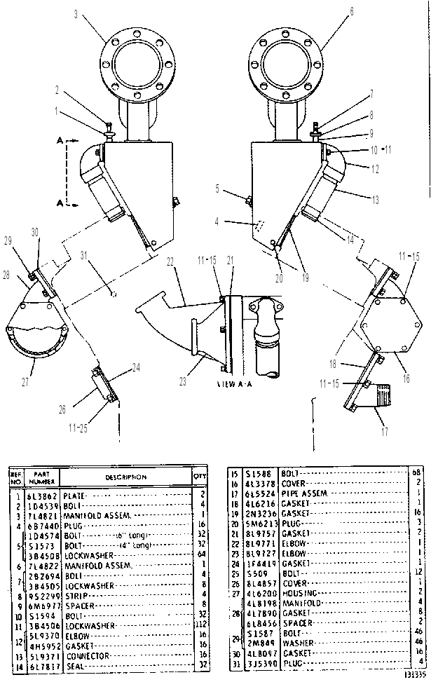 MANIFOLD GP-COOLING 2N5040 CAT
