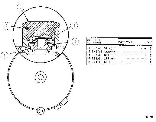 AIR RESERVOIR ASSEMBLY 9S0855 CAT