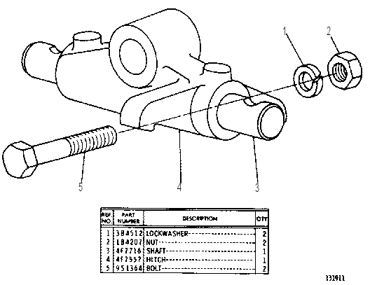 SHEAVE HITCH GROUP 8F8906 CAT