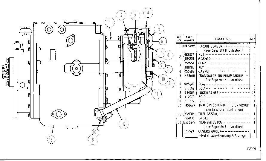 TRANSMISSION ARRANGEMENT 5S4499 CAT