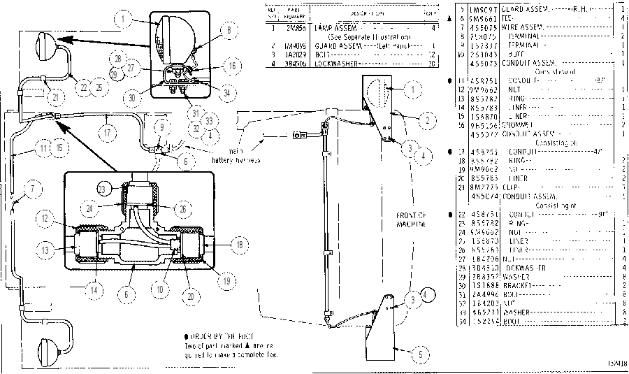 LIGHTING SYSTEM 5S1660 CAT