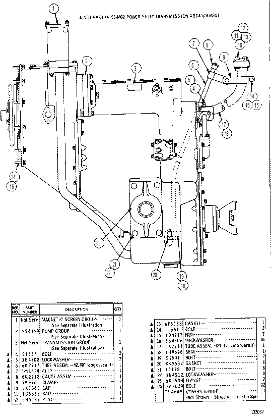 POWER SHIFT TRANSMISSION ARRANGEMENT 5S4402 CAT