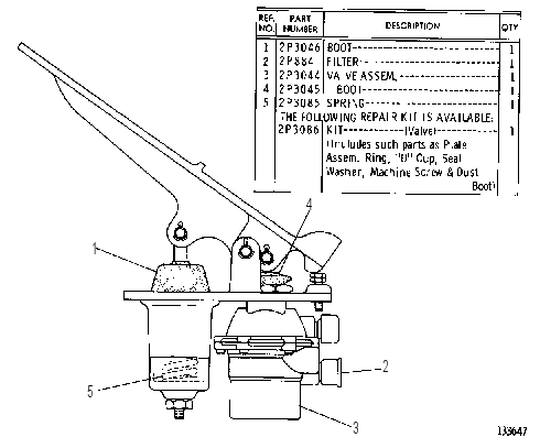 DECELERATOR VALVE GROUP 2P3000 CAT