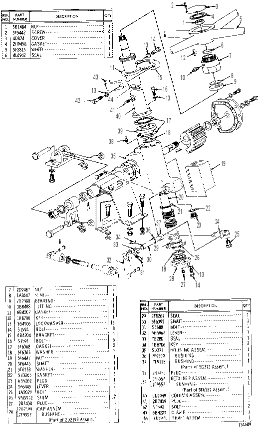 STEERING GEAR GROUP 7D0100 CAT