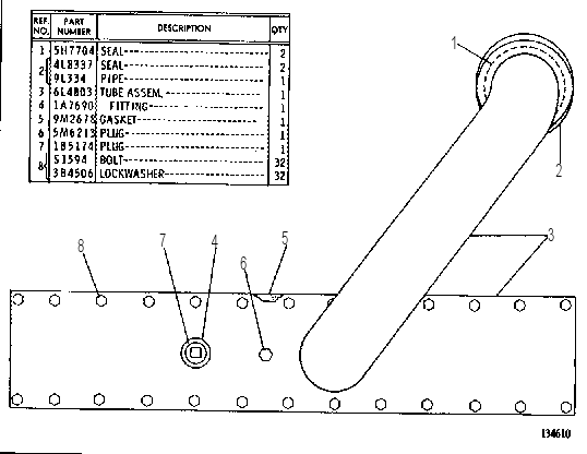 INLET AIR PIPING GROUP 2N7994 CAT
