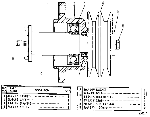 AUXILIARY DRIVE GROUP 2N6492 CAT