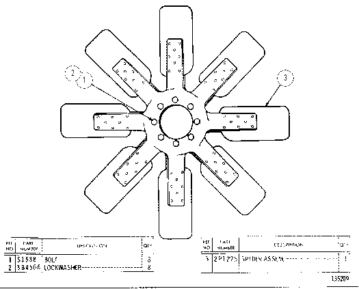 SUCTION FAN 2P1241 CAT