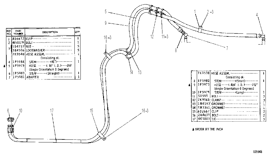 COOLING LINES GROUP 7K9883 CAT