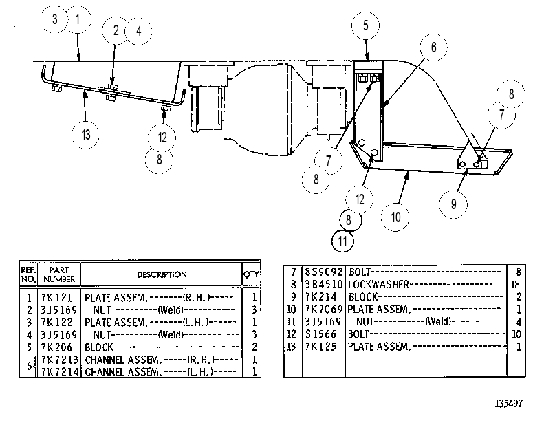 GUARD GP-TRACTOR 7K0344 CAT