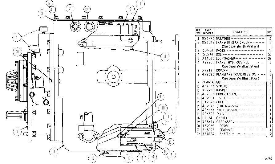 TRANSMISSION GROUP 8S3561 CAT