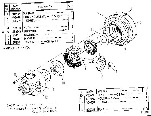 DIFFERENTIAL GROUP 6D7700 CAT