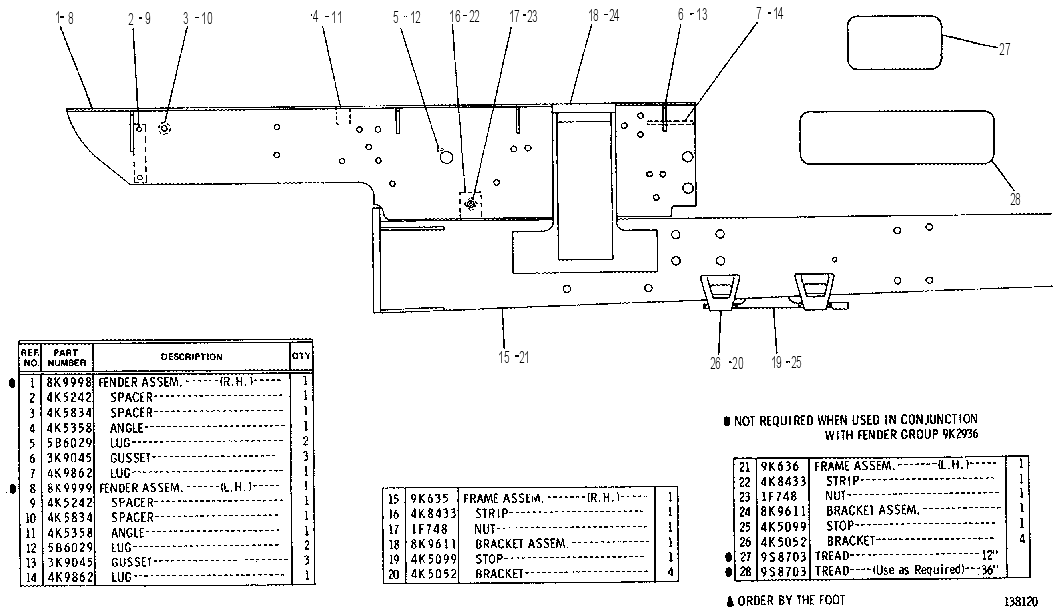 FRONT MOUNTING GROUP 9K2940 CAT