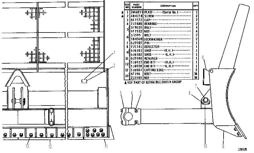LANDFILL BULLDOZER GROUP 8J3164 CAT